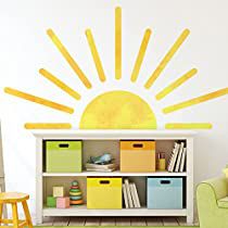 Check this out! Sun Decor, Half Sun, Church Nursery, Nursery Playroom, Bedroom Nursery, Crafting Paper, Styl Boho, Playroom Decor, Decal Wall Art