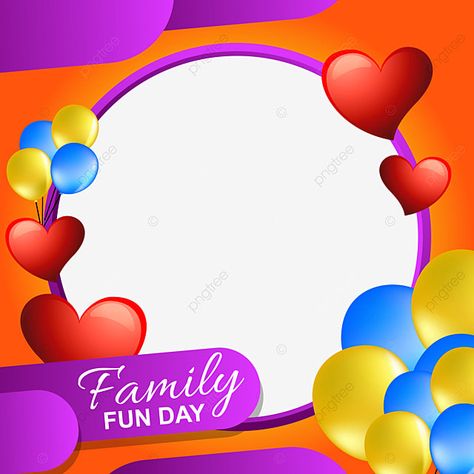 Diy Embroidery Thread, Balloon Vector, Balloon Clipart, Balloon Background, Family Fun Day, Celebration Background, Free Photo Frames, Party Flags, Photo Frame Design