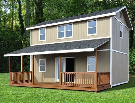 Enlightenment: Two story Tiny House Shell! Home Depot Tiny House, Two Story Tiny House, Home Depot Shed, Tuff Shed, Shed Home, Shed To Tiny House, A Small House, House Shed, Micro House