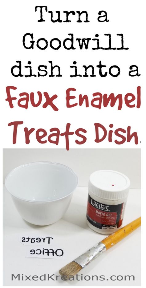 Faux enamel candy dish / how to upcycle a Goodwill dish into a office treats dish / diy faux enamel candy dish #UpcycledGoodwillDish #fauxenameldish #DiyCandyDiy #mixedkreations.com” /> Candy Dish Diy, Goodwill Upcycle, Office Treats, Diy Dish, Enamel Dishes, Matte Gel, Diy Candy, Glass Dishes, Paint Markers