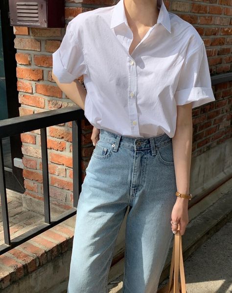 Korean Casual Outfits, Casual Day Outfits, Stylish Work Outfits, 가을 패션, Korean Outfits, Casual Style Outfits, Looks Vintage, Retro Outfits, Outfits Casuales