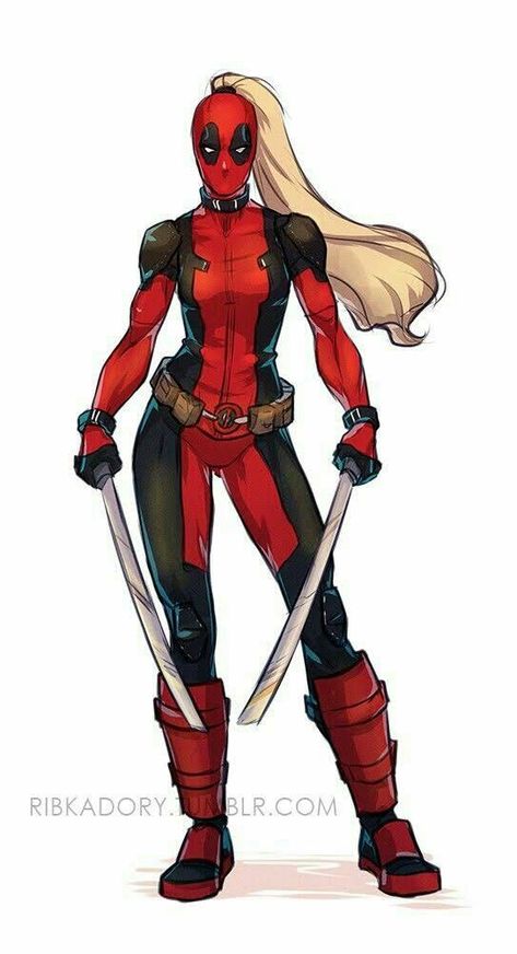 Deadpool Genderbend, Fem Deadpool, Deadpool Cosplay, Lady Deadpool, Deadpool Art, Deadpool Comic, Maximum Effort, Dead Pool, Wade Wilson