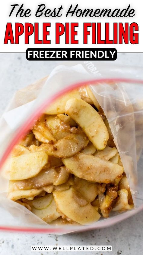 How To Freeze Apples For Pie Filling, How To Make Apple Pie Filling From Fresh Apples, Recipe Apple Pie Filling, Can You Freeze Homemade Apple Pie Filling, Recipe For Apple Pie Filling To Freeze, Apple Crisp Filling To Freeze, How To Freeze Apples For Apple Pie, Best Apple Pie Filling For Freezing, Easy Apple Pie Filling To Freeze