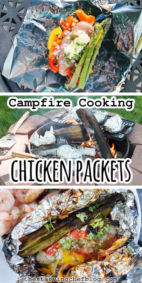 How to Make Chicken Foil Packets: Best Campfire Recipe Campfire Chicken, Chicken Packets, Undercooked Chicken, Chicken Foil Packets, Foil Packet Meals, Foil Packet, Onion Chopper, Kitchen Gear, Foil Packets