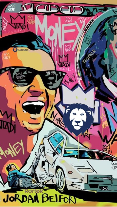 The Wolf Of Wall Street, Money Wallpaper Iphone, Wall Street Art, Pop Art Images, Favorite Wallpaper, Wolf Of Wall Street, Laser Art, Pop Art Wallpaper, Wooden Stamps