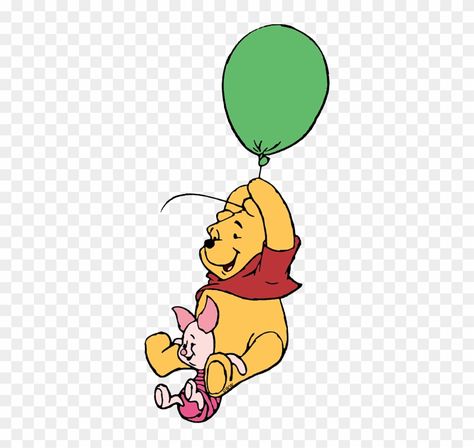 Piglet Balloon, Piglet Tattoo, Winnie The Pooh Tattoos, Piglet Winnie The Pooh, Winnie The Pooh And Piglet, Winnie The Pooh Cartoon, Baby Piglets, Balloon Tattoo, Floating Balloons