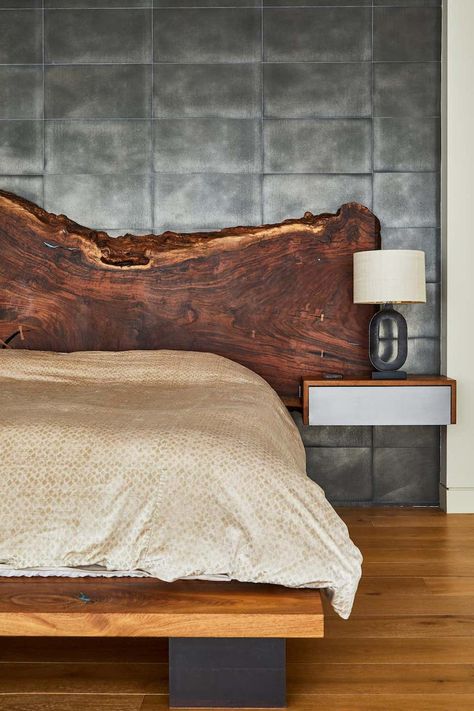 Beds Canopy, Bed Frames Ideas, Live Edge Headboard, Diy King Bed Frame, Live Edge Bed, Walnut Bedroom Furniture, California King Bed Frame, Beds Modern, Frames Ideas