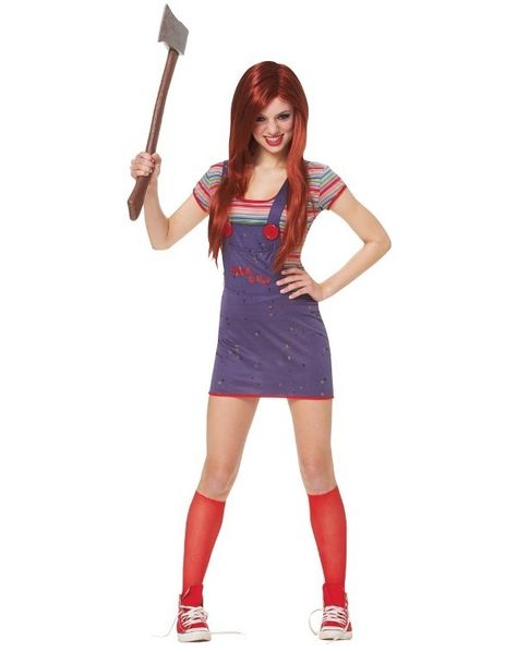 86+ Funny & Scary Halloween Costumes for Teenagers 2018  - Halloween is usually celebrated in a number of countries on 31 October. It is also referred to as Allhalloween, All Saints' Eve, and All Hallows' Eve.... -   -  #funnyHalloweencostumes #Halloween #HalloweenCostumes #HalloweenCostumesForTeenagers #Halloweencostumesforteens #scaryHalloweencostumes #UpcomingTrends2018 #pouted... Chucky Doll Costume, Chucky Halloween Costume, Bride Of Chucky Costume, Chucky Costume, Chucky Halloween, Teen Halloween, Horror Costume, Halloween Coustumes, Holloween Costume