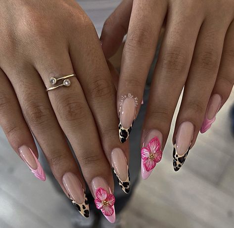 Pink Nails Coquette, Leopard Print Nails Pink, Maintenance Week, Nails Coquette, Cheetah Print Nails, Cheetah Nails, Leopard Print Nails, Fancy Nails Designs, Girly Acrylic Nails