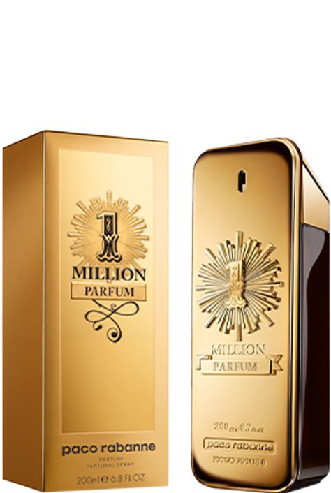 1 Million Parfum | Paco Rabanne Paco Rabanne Men, Paco Rabanne Perfume, Gold Bottles, Perfume Floral, Masculine Scent, Gold Caps, Spicy Fragrance, The Senses, Luxury Fragrance