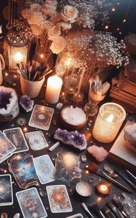 Tea Party Aesthetic, Winter Tea Party, Witch Aesthetics, Tarot Journal, Magic Books, Winter Tea, Party Aesthetic, Crystal Aesthetic, Spirit Science