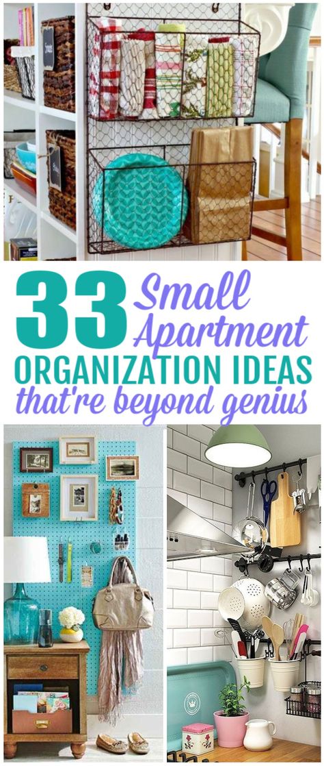 Some people might prefer living in a small-spaced house or an apartment and to keep it tidy is quite a challenge. That's why we want to share the best ideas for small apartment organization and make space for your house or apartment. Ideas For Small Houses Space Saving, Space Saving Ideas For Studio Apartment, Small Apt Storage Ideas, Organization For Tiny Homes, Free Organization Ideas, Organization For Small Homes, How To Organize A Small House, Small Apartment Organizing, Small House Organization Space Saving