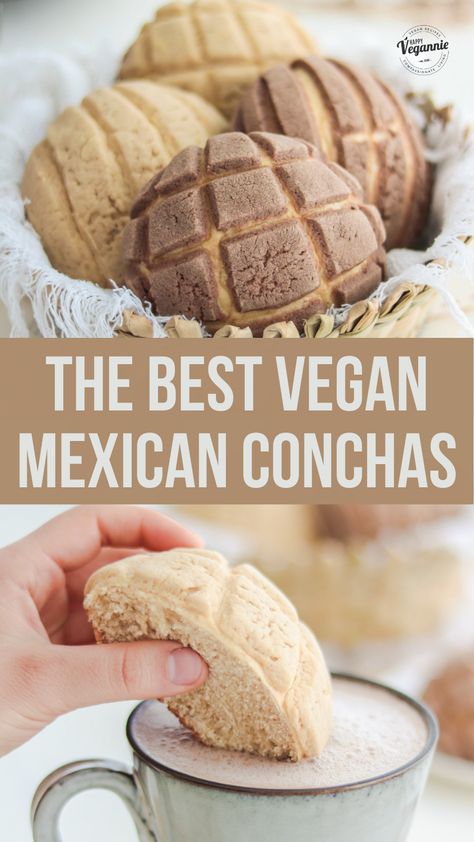 Vegan Spanish Dessert, Mexican Dessert Vegan, Vegan Mexican Bread, Vegan Pan Dulce, Soft Vegan Food, Vegan Mexican Desserts, Vegan Mexican Dessert Recipes, Vegan Mexican Dessert, Mexican Vegan Food