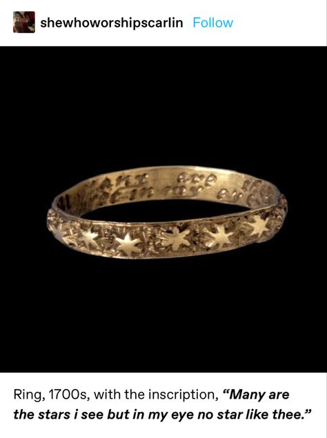 Star Ring Tattoo, 18th Century Wedding Ring, Engagement Ring Star, Star Engagement Ring Vintage, Ancient Wedding Rings, Aesthetic Wedding Rings Vintage, Whimsigoth Wedding Ring, Celestial Wedding Rings, Victorian Rings Engagement