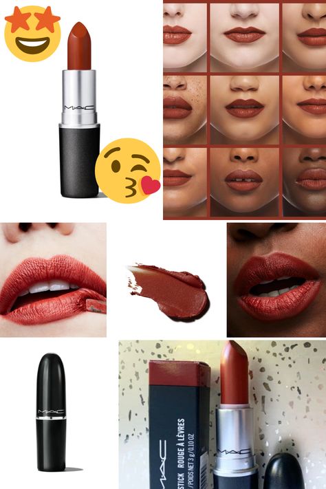 Its the greatest lipstick in the world, need i say more? Its the kalashnikov of lipwear, goes with anything.. and its MAC! Wears great, smells great, moisturizing… never a bad lip day with MAC Chilli in the bag.. Mac Matte Lipstick, Best Lipsticks, Matte Lipstick, Beauty And Personal Care, Mac, Moisturizer, Lips, Beauty