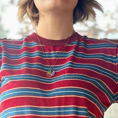 Velvet Cow Vintage on Instagram: "SOLD!🚨: 1960/70s striped tee. $24  Classic vintage striped top. Nice blended knit with red, navy and gold stripes ♥️🔷💛 ribbed neck and single stitch sleeves. Good vintage condition. No tag, fits like a modern M/L, photographed on a Small.   Flat lay measurements: Pit to pit: 20” Waist: 18” Overall length:24” Upper arm: 7”  Great shirt to wear to a 4th of July celebration!  #vintage #vintagestyle #vintageclothing #vintageclothes #vintageclothingforsale #thrift #thriftstorefinds #1970s #1970sfashion #1960s #1960style #detroit #detroitfashion" Detroit Fashion, 1960 Style, 4th Of July Celebration, Upper Arms, Small Flat, Gold Stripes, Striped Tee, Classic Vintage, Flat Lay