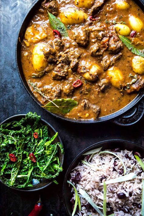 This Comforting Bowl Of Jamaican Curry Goat Is Great Family Fuel | HuffPost UK Life Curried Goat Recipe, Jamaican Curry Goat, Goat Curry, Uk Life, Goat Recipes, Curry Goat, Jamaican Curry, Jamaican Dishes, Meat Diet