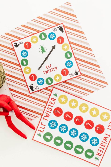 Elf Twister Free Printable Elf Twister Free Printable, Elf Twister, Twister Game, Elf On The Shelf Idea, Elf Games, Printable Props, Props Free, Easy Elf, Elf Me