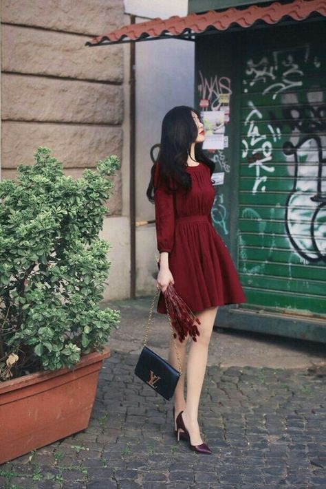 Party Shorts, Korean Fashion Dress, Korean Fashion Trends, Party Dress Short, Ulzzang Fashion, Fashion Attire, Looks Chic, Designs Ideas, Girly Fashion