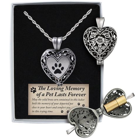 Paw Print Memorial, Cathedral Art, Dog Memorial Jewelry, Pet Ashes Jewelry, Paw Print Heart, Memory Locket, Ashes Jewelry, Bird Charm, Butterfly Pendant Necklace