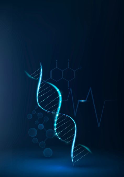 DNA biotechnology science background in blue futuristic style with blank space | free image by rawpixel.com / Wit Biology Background Design, Dna Background, Blue Futuristic, Dna Structure, Dna Genetics, Gradient Image, Dna Technology, Motion Logo, Flower Background Design