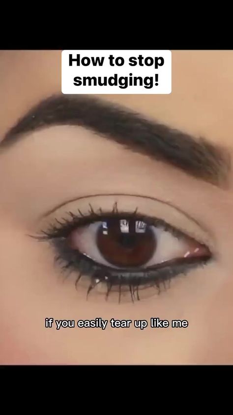 This will stop your eyeliner from smudging! #eyeliner #makeuptips #makeuphack #beauty #beautytips #reels | Smitha Deepak | Smitha Deepak · Original audio Stop Eyeliner From Smudging, How To Stop Eyeliner From Smudging, How To Keep Eyeliner From Smudging, Smudging Eyeliner, Smitha Deepak, Black Eyeliner, Makeup Tips, Eyeliner, Beauty Hacks