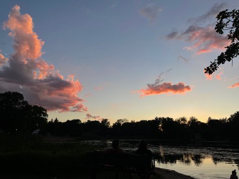 Sunset in Minnesota #mn #minnesota #lake #sunset Minnesota Lake, Trap House, Lake Sunset, Minneapolis, Minnesota, Lake, Quick Saves