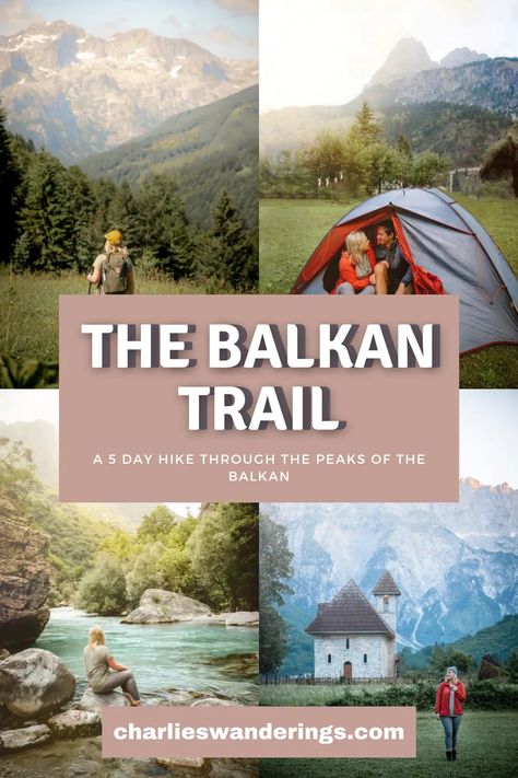 Looking for an epic hiking adventure in Europe? Get a complete guide to hiking the Balkan trail. The Balkan Trail will take you through the wonderful countries of Albania, Montenegro and Kosovo and within the time span of only 5 days you'll see some of the most beautiful landscapes in Eastern Europe. | balkan hikes | balkans travel itinerary | hiking in albania | albania hike | montenegro hiking | hiking in montenegro | montenegro hike | kosovo hiking Hikes In Europe, Best Hikes In Europe, Hiking Montenegro, Albania Hiking, Europe Hiking, Balkans Travel, Day Hiking, Hiking Europe, The Balkans