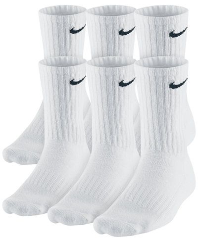 Nike Ankle Socks, Nike Crew Socks, Dr Shoes, Nike Swoosh Logo, Nike Socks, Comfortable Socks, Nike Boy, White Socks, Nike Kids