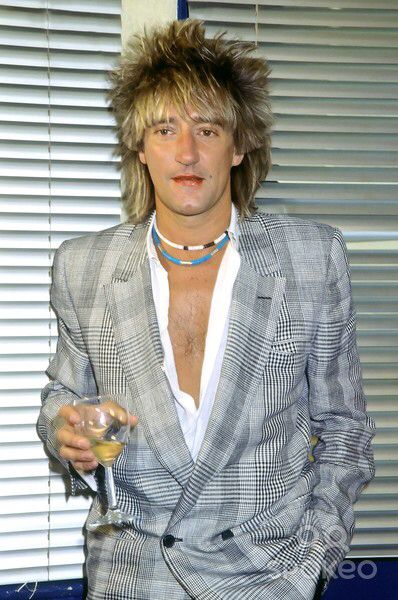 Rod Stewart 70s, Penny Lancaster, Britt Ekland, 70s Makeup, Rod Stewart, Glam Metal, Boy George, Press Conference, Record Producer