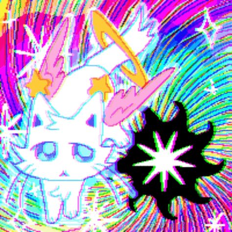 Cleancore Banner, Trippy Pfp Aesthetic, Rainbow Banner Gif, Sparkledog Aesthetic, Kidcore Fursona, Clowncore Background, Silly Backgrounds, Eyestrain Aesthetic, Weirdcore Background