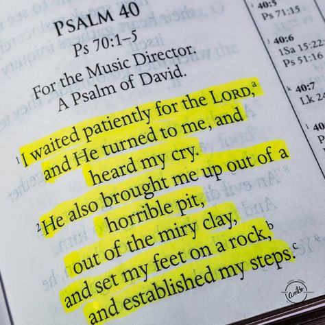 Psalm 40:1-2 Psalm 40:1-2, Psalms 45:2, Psalms 40, Psalm 45, Psalm 40, Prayer Wall, Music Director, Fundraising Events, King Of Kings