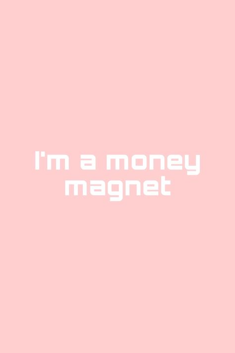 Money Affirmations I'm A Money Magnet, Im A Money Magnet, Aesthetic Wallpaper Money, Money Affirmations Aesthetic, Money Affirmations Wallpaper, Wallpaper Money, Amanda Frances, Manifest Now, Money Affirmations Law Of Attraction