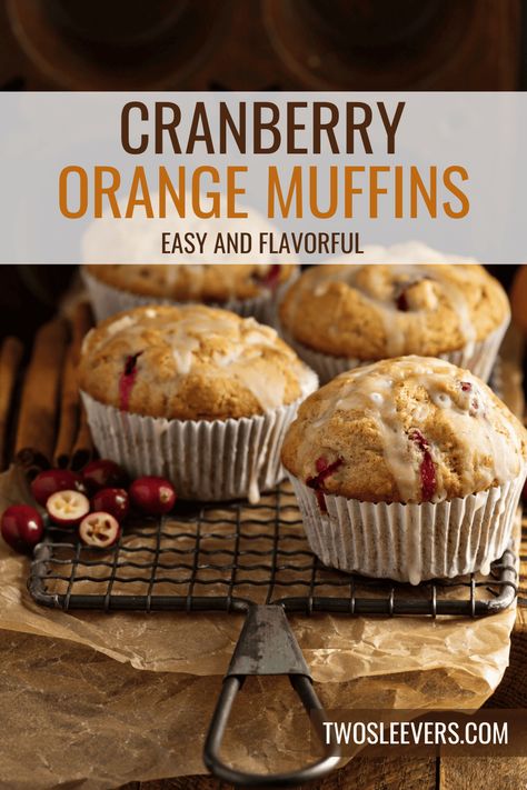 Cranberry Orange Muffins | Low Carb Cranberry Muffin Recipe Cranberry Treats, Cranberry Orange Muffin Recipe, Cranberry Recipes Muffins, Orange Muffin Recipe, Cranberry Orange Muffins, Orange Muffins, Cranberry Muffins, Orange Cranberry, Simple Muffin Recipe