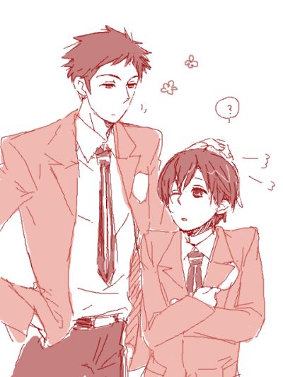 Mori/Haruhi #ohshc Host Club Fan Art, Ohshc Fanart, Mori Fanart, Mori Senpai, Highschool Host Club, Ouran Highschool Host Club, Boyfriend Scenarios, Fitness Shirts, Ouran Highschool