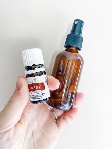 Thieves Sore Throat, Theives Oil Throat Spray, Thieves For Sore Throat, Thieves Throat Spray Recipe, Young Living Sore Throat, Sore Throat Essential Oils, Kid Safe Essential Oils, Theives Oil, Soothe A Sore Throat