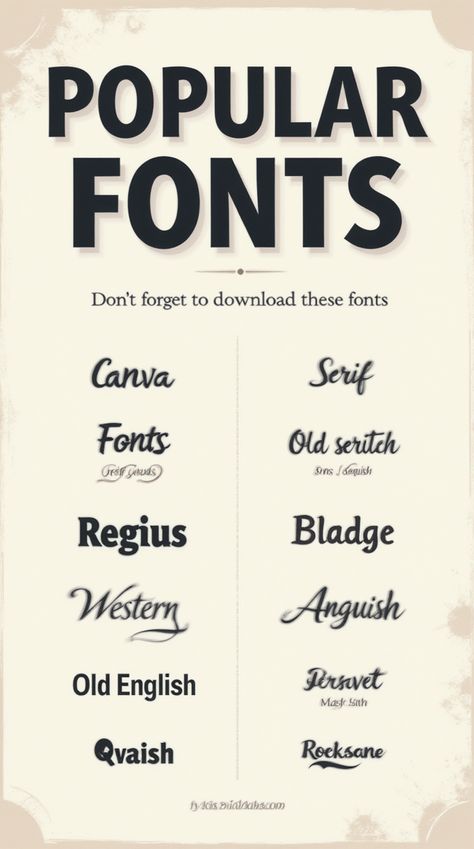 Access free alphabet fonts for professional typography creations in Canva. Elevate your designs with fonts that add sophistication and style! 📚 #ProfessionalDesign #AlphabetFonts Cricut Access Fonts, Professional Typography, Masculine Font, Cricut Access, Alphabet Fonts, Popular Fonts, Font Design, Fonts Alphabet, Serif Fonts