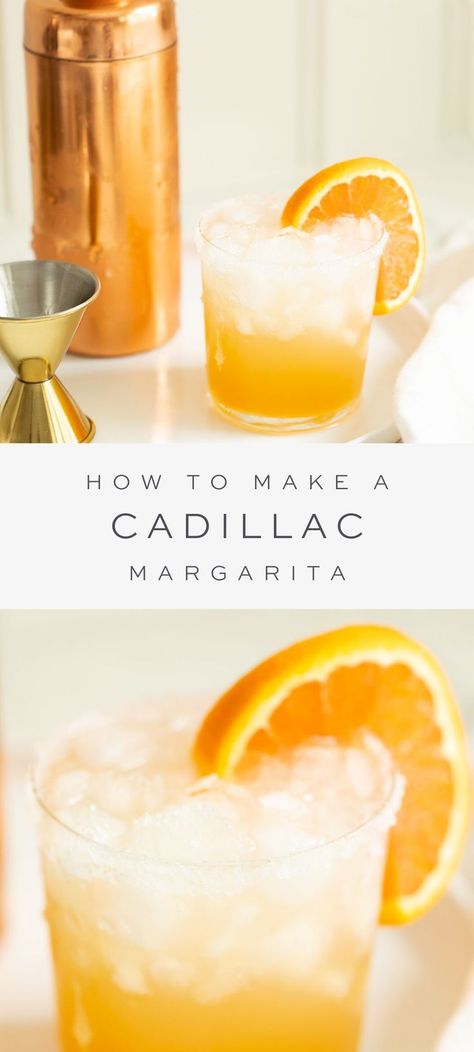 Cadillac Margarita Recipe, Grand Marnier Cocktail, Pitcher Margarita Recipe, Orange Margarita Recipe, Cadillac Margarita, Fresh Margarita, Healthy Lemonade, Cocktail Margarita, Homemade Margaritas