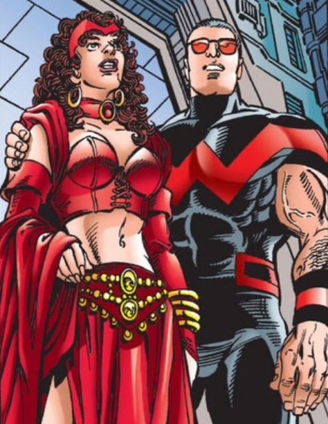 Wonder Man Marvel, Villain Couple, Comic Wanda, Witch Comic, Romani Wanda, Scarlet Witch Comic, House Of M, Wonder Man, Comic Icons