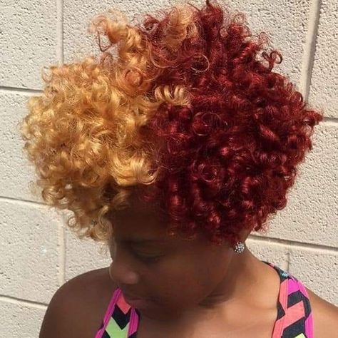 Natural Hairstyles With Color For Black Women, Best Natural Hair Color, Short Natural Hair With Color, Smart Hairstyles, Short Natural Curly Hair, Natural Hairstyle, Blonde Curly Hair, Dyed Natural Hair, Healthy Natural Hair