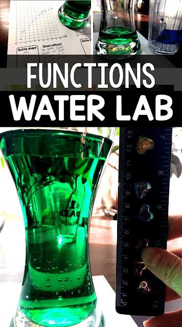 This water lab is a super fun way to introduce nonlinear functions in an algebra class. The math department at my school uses this lab as a way to start the school year in Algebra 2. The students love it, and by the end of the lab every student understands what it means to be an algebraic function! Algebra 2 Activities, Algebra Projects, Graphing Functions, High School Math Classroom, Exponential Functions, Math Lab, Teaching Algebra, School Algebra, Algebra Activities