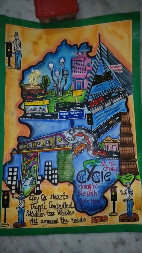 Our Earth Our Future Drawing, Our Land Our Future Painting, Future Cities Painting, Our Land Our Future Poster, My Dream Drawing Competition, My Dream India Drawing Competition, Future India 2050 Drawing, Future Cities Drawing, Our Land Our Future Drawing