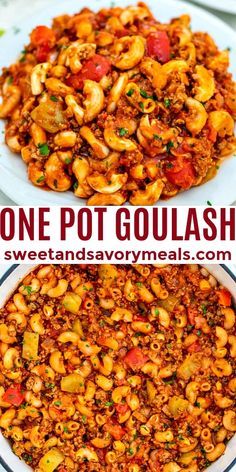 Gulosh Recipe Hungarian, American Ghoulish, Rice Goulash Recipes, Golosh Recipe Easy American Goulash, Hungarian Goulash Ground Beef, Easy Hungarian Goulash, Gouloush Goulash Recipes, Sweet Goulash Recipes, Goloush Recipe American Goulash