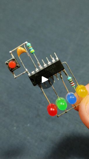 Simple Electronic Circuits, Diy Tech, Circuit, Electronics, Technology, Led