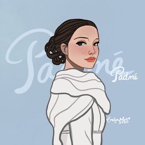 Evelyn | 16 🌿 (@dazzlingjedi) • Instagram photos and videos Amidala Tattoo, Padme And Anakin Fanart, Padme Drawing, Padme Amidala Fanart, Padme Fanart, Padme Art, Queen Padme, Star Wars Padme Amidala, Padmé Amidala