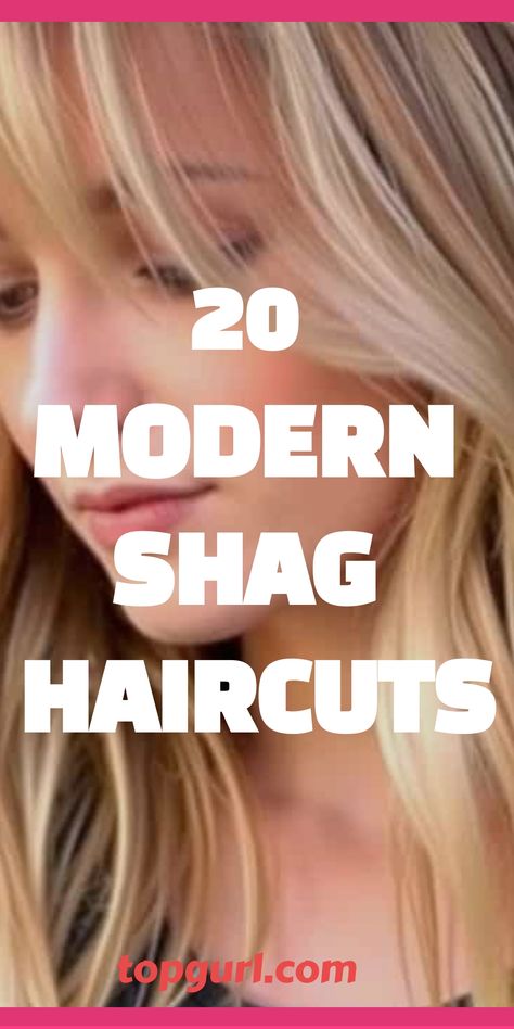 Modern Shag Haircuts for Women Women's Shaggy Haircuts, Modern Shag Haircuts With Bangs, Medium Length Modern Shag, Long Shag Haircut With Bangs Over 40, No Bangs Shag Haircut, Short To Medium Shag Haircuts, Taylor Swift Shag Haircut, Shag Fine Hair Medium, Strawberry Blonde Shag Haircut