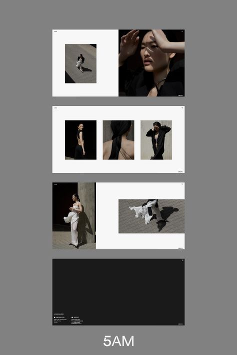 Elisa Schenke’s portfolio website combines modern, elegant design with bold present typography and a minimalist Wordmark. The black and white color scheme in credits and Layout supports the modern Logo and photographs. Her work combines architectural aesthetics, sophisticated styling and a modern approach to visual storytelling and editorial design. The elegant webdesign, visual identity and logo focus on an aesthetic presentation of her photographs. Elegant Graphic Design, Minimalist Editorial, Aesthetic Presentation, Photography Minimalist, Lookbook Layout, Minimalist Branding, Lookbook Design, 포트폴리오 레이아웃, Best Website Design