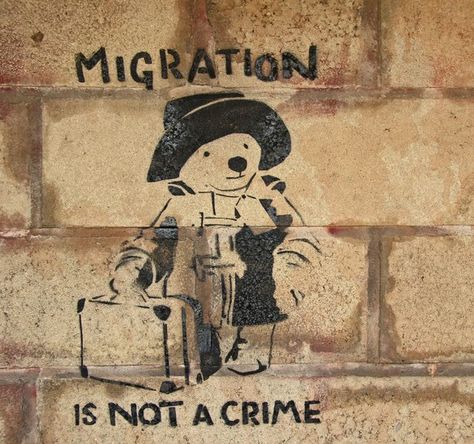 . Foto Transfer, Illustration Quotes, Paddington Bear, Street Art Graffiti, Land Art, Banksy, Urban Art, Illustrations Posters, Beautiful Art