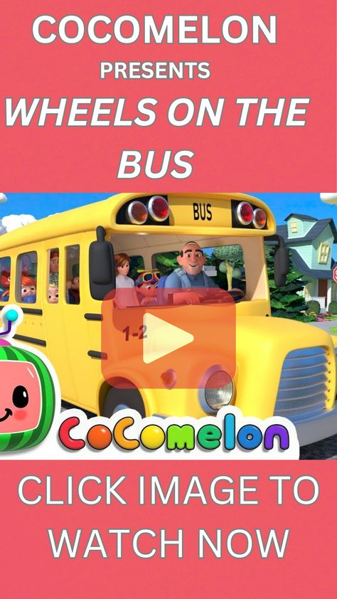 The popular children's YouTube channel, Cocomelon, has released a cover of the classic nursery rhyme "Wheels on the Bus" Classic Nursery, Classic Nursery Rhymes, Wheels On The Bus, Nursery Rhyme, Viral Video, The Bus, Nursery Rhymes, Viral Videos, Youtube Channel