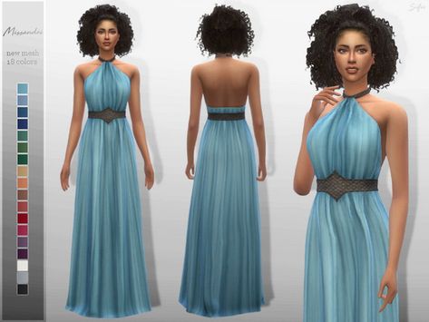 Lotes The Sims 4, Sims 4 Decades Challenge, Sims Medieval, Cc Clothes, Sims Ideas, Sims Games, Sims 4 Dresses, Sims 4 Characters, Female Clothes